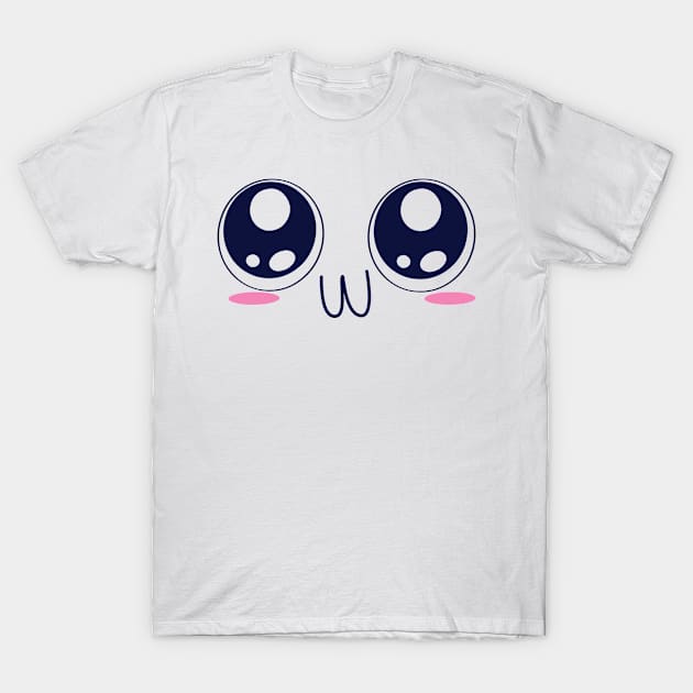 Kawaii OwO Face UwU Meme Anime Aesthetic Otaku T-Shirt by CrissWild